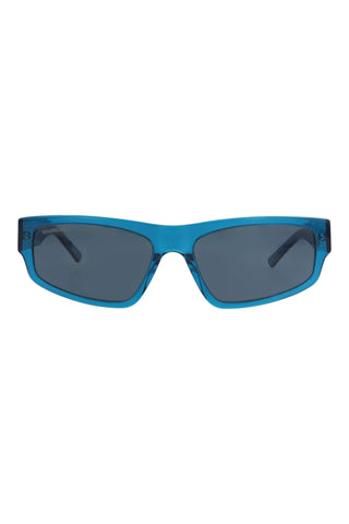 Balenciaga BB0305S Transparent Blue Sunglasses-AmbrogioShoes