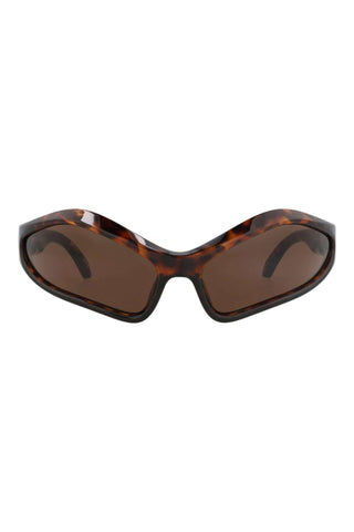 Balenciaga BB0314S SPOTTED HAVANA Sunglasses-AmbrogioShoes