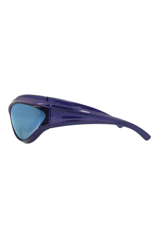 Balenciaga BB0317S METALLIC BLUE Sunglasses-AmbrogioShoes