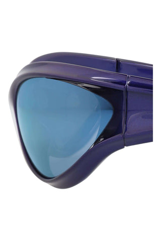 Balenciaga BB0317S METALLIC BLUE Sunglasses-AmbrogioShoes