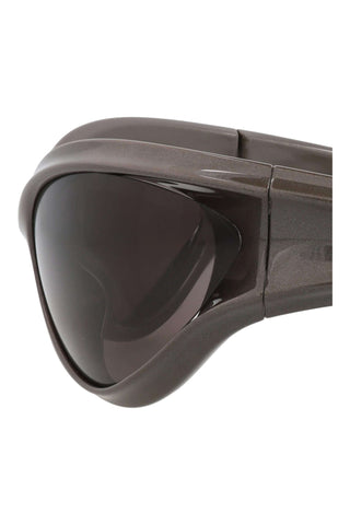 Balenciaga BB0317S METALLIC WARM GREY Sunglasses-AmbrogioShoes