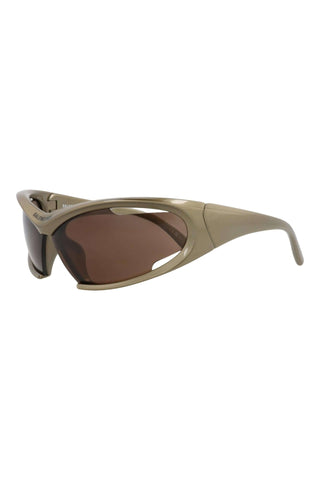 Balenciaga BB0318S METALLIC MUD Sunglasses-AmbrogioShoes