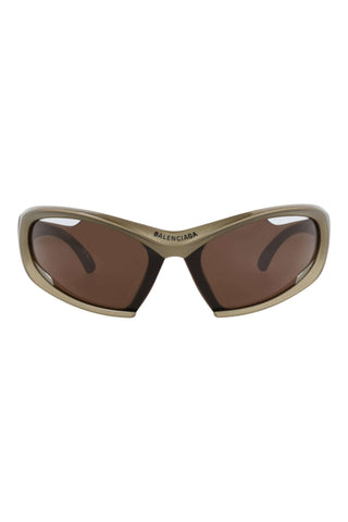 Balenciaga BB0318S METALLIC MUD Sunglasses-AmbrogioShoes