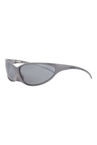 Balenciaga BB0349S METALLIC GREY Sunglasses-AmbrogioShoes