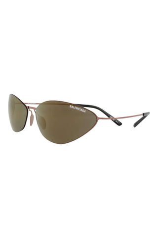 Balenciaga BB0350S TRANSPARENT VARNISHED BROWN Sunglasses-AmbrogioShoes