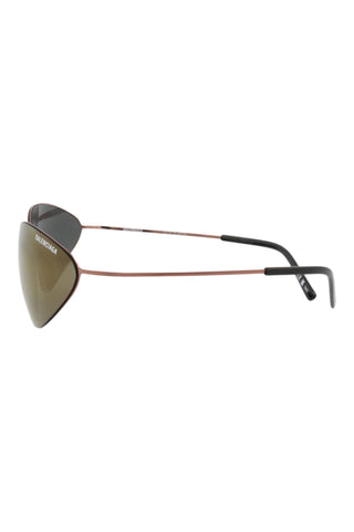 Balenciaga BB0350S TRANSPARENT VARNISHED BROWN Sunglasses-AmbrogioShoes