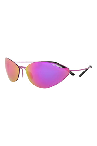 Balenciaga BB0350S TRANSPARENT VARNISHED PINK Sunglasses-AmbrogioShoes