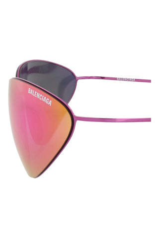 Balenciaga BB0350S TRANSPARENT VARNISHED PINK Sunglasses-AmbrogioShoes