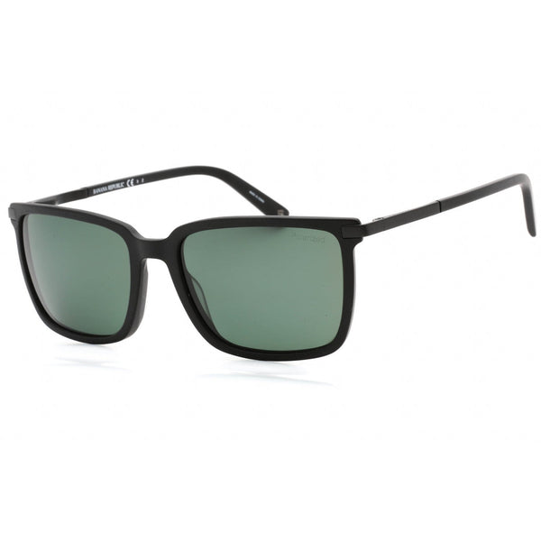 Banana Republic BR 1001/S Sunglasses MATTE BLACK/GREEN PZ-AmbrogioShoes