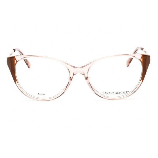 Banana Republic BR 213 Eyeglasses Salmon Brown / Clear Lens-AmbrogioShoes