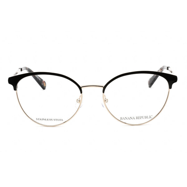 Banana Republic BR 214 Eyeglasses BLACK GOLD / Clear demo lens-AmbrogioShoes