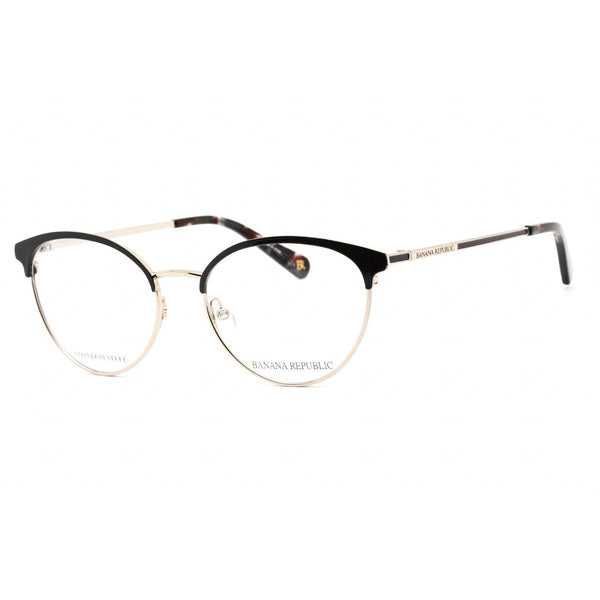 Banana Republic BR 214 Eyeglasses BLACK GOLD / Clear demo lens-AmbrogioShoes