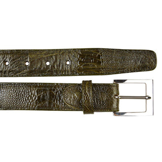 Belvedere 2000 Men's Exotic Ostrich Skin Belt (BVB2729)-AmbrogioShoes