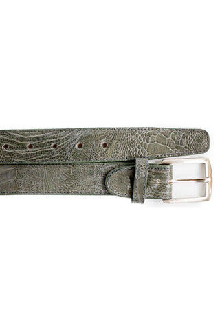 Belvedere 2000 Men's Exotic Ostrich Skin Belt (BVB2729)-AmbrogioShoes