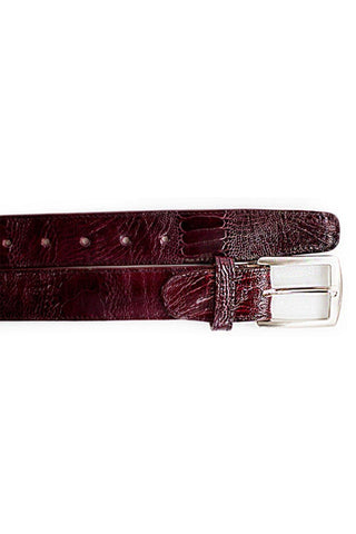 Belvedere 2000 Men's Exotic Ostrich Skin Belt (BVB2729)-AmbrogioShoes
