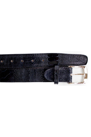 Belvedere 2000 Men's Ostrich Skin Belt (BVB2729)-AmbrogioShoes