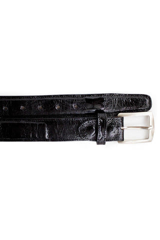 Belvedere 2000 Men's Ostrich Skin Belt (BVB2729)-AmbrogioShoes