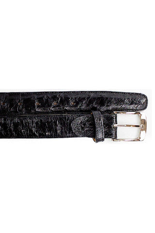 Belvedere 2001 Men's Ostrich Skin Belt (BVB2735)-AmbrogioShoes