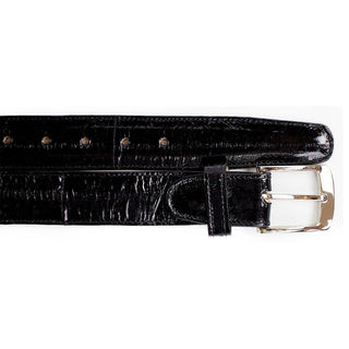 Belvedere 2002 Men's Exotic Eel Skin Belts (BVB2720)-AmbrogioShoes