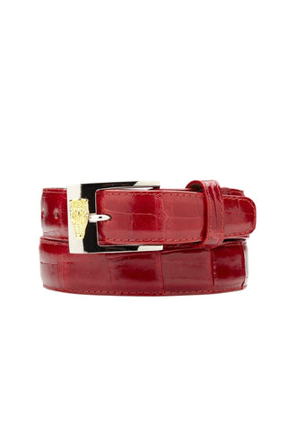 Belvedere 2008 Men's Alligator Belt (BVB2703)-AmbrogioShoes