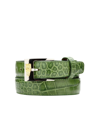 Belvedere 2008 Men's Exotic Alligator Belt (BVB2703)-AmbrogioShoes