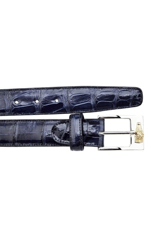 Belvedere 2008 Men's Exotic Alligator Belt (BVB2703)-AmbrogioShoes
