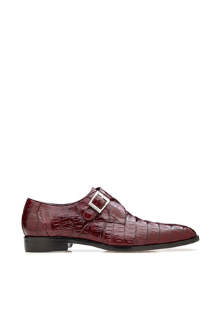 Belvedere Angelo Crocodile Single Monk-Strap-AmbrogioShoes