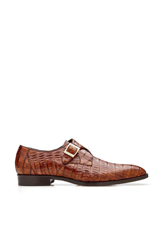 Belvedere Angelo Crocodile Single Monk-Strap-AmbrogioShoes