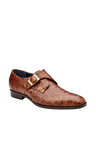 Belvedere Angelo Crocodile Single Monk-Strap-AmbrogioShoes