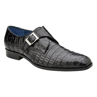 Belvedere Angelo R99 Exotic Caiman Crocodile Single Monk-Strap (BV3188)-AmbrogioShoes