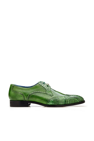 Belvedere Antonio Alligator & Leather Derby