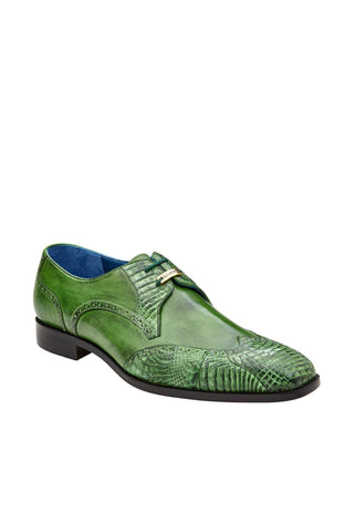 Belvedere Antonio Alligator & Leather Derby