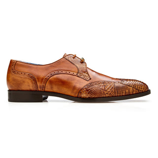 Belvedere Antonio R98 Exotic Alligator / Calf-Skin Leather Wingtip Derby (BV3187)-AmbrogioShoes