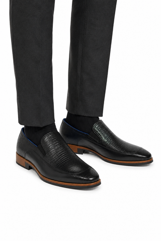 Belvedere Bartolo Lizard & Leather Loafer-AmbrogioShoes