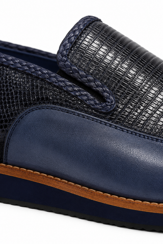 Belvedere Bartolo Lizard & Leather Loafer-AmbrogioShoes