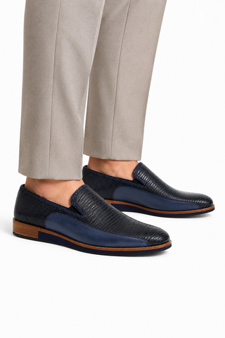 Belvedere Bartolo Lizard & Leather Loafer-AmbrogioShoes