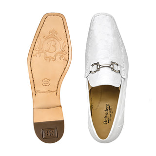 Belvedere Bartolo Ostrich Horse-Bit Loafer-AmbrogioShoes