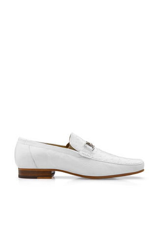 Belvedere Bartolo Ostrich Horse-Bit Loafer-AmbrogioShoes