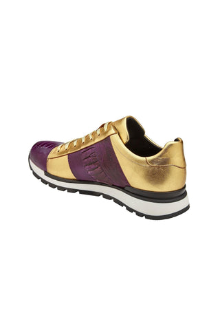Belvedere Blake Ostrich & Leather Sneakers-AmbrogioShoes