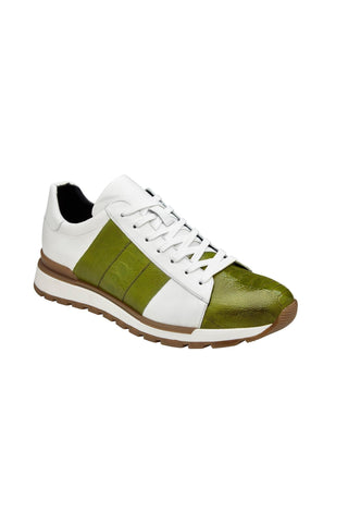 Belvedere Blake Ostrich & Leather Sneakers-AmbrogioShoes