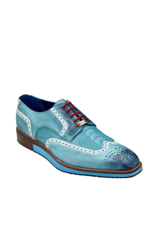 Belvedere Brady Ostrich & Leather Derby-AmbrogioShoes