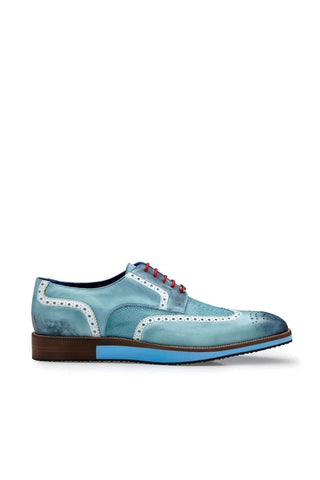 Belvedere Brady Ostrich & Leather Derby-AmbrogioShoes