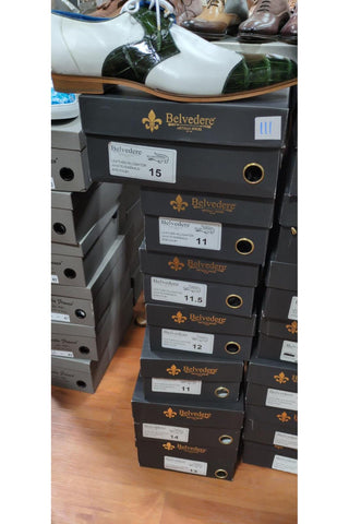 Belvedere Colby Crocodile & Leather Derby (111-119)