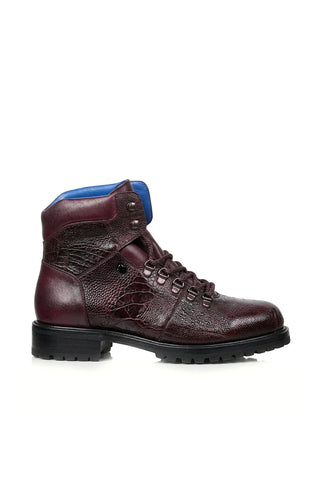 Belvedere Como Ostrich & Leather Boot-AmbrogioShoes