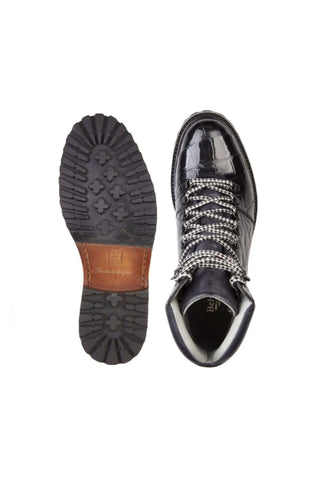 Belvedere Damian Alligator & Leather Boot-AmbrogioShoes