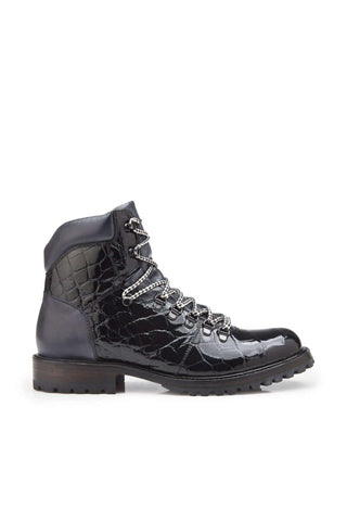 Belvedere Damian Alligator & Leather Boot-AmbrogioShoes
