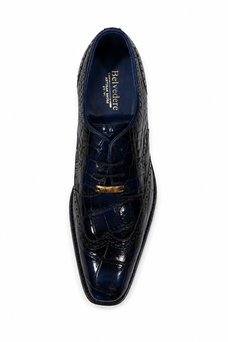 Belvedere Donato Alligator Oxford (194-196)-AmbrogioShoes