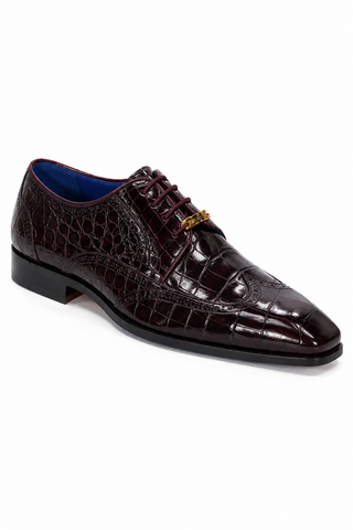 Belvedere Donato Alligator Oxford (194-196)-AmbrogioShoes