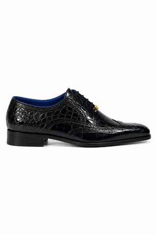 Belvedere Donato Alligator Oxford (194-196)-AmbrogioShoes