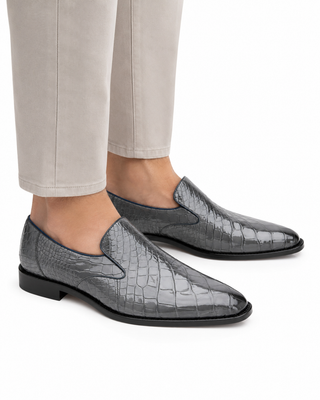 Belvedere Genova Alligator Loafer-AmbrogioShoes